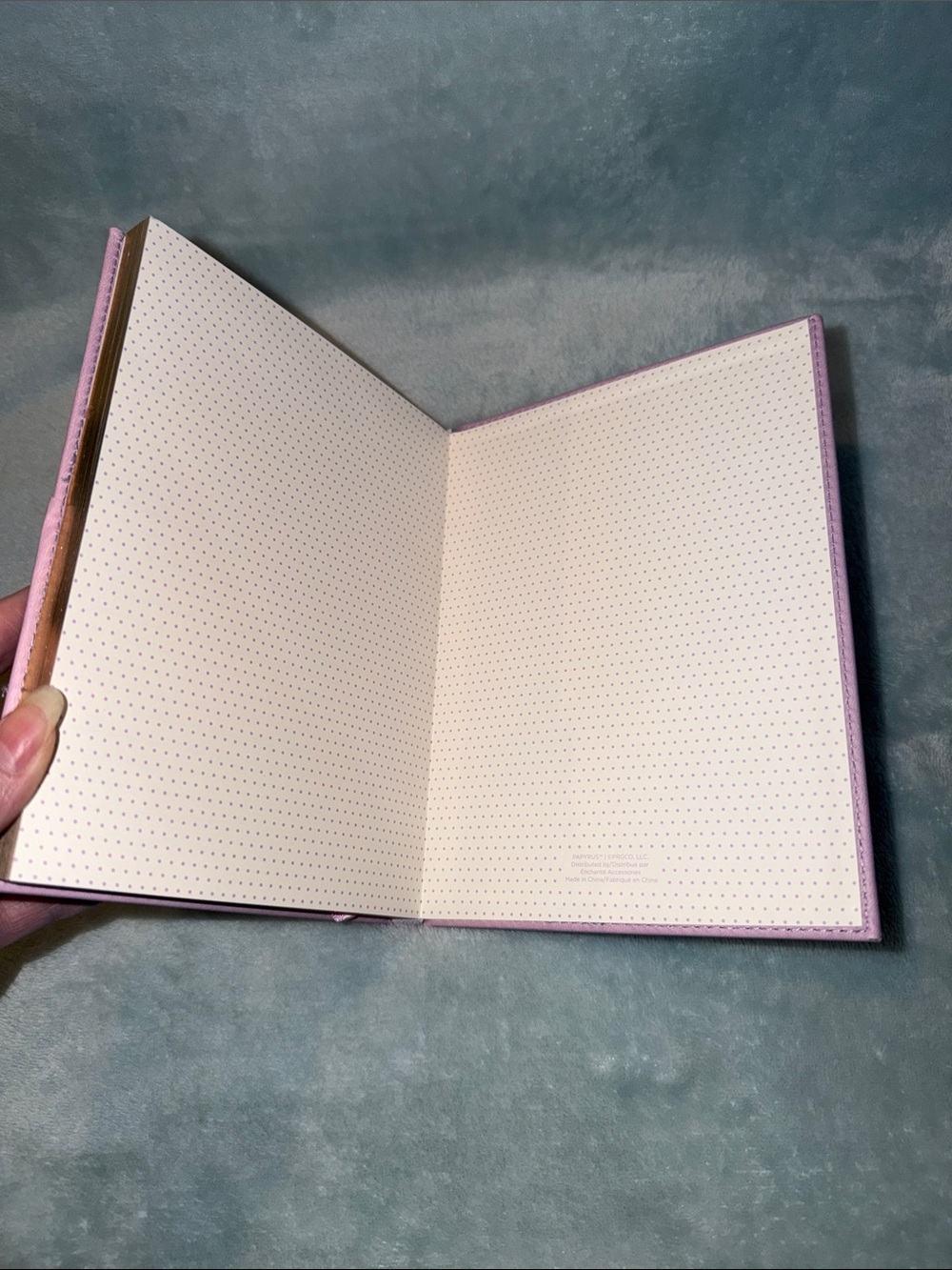 Papyrus Lavender Faux Leather 6”x8” Notebook - Picture 9 of 10